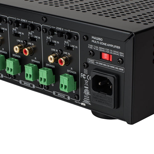 Dayton Audio MA1260. Amplificador de 6 Zonas