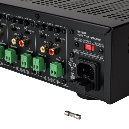 Dayton Audio MA1260. Amplificador de 6 Zonas