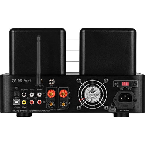 Dayton Audio HTA100. Amplificador integrado de bulbos 50 Watts x 2