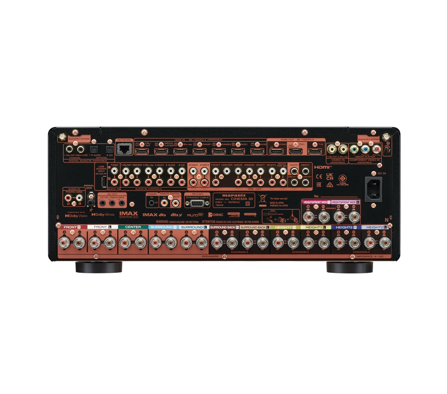 Marantz Cinema 30. Receptor 11.4 Canales 140W x 11