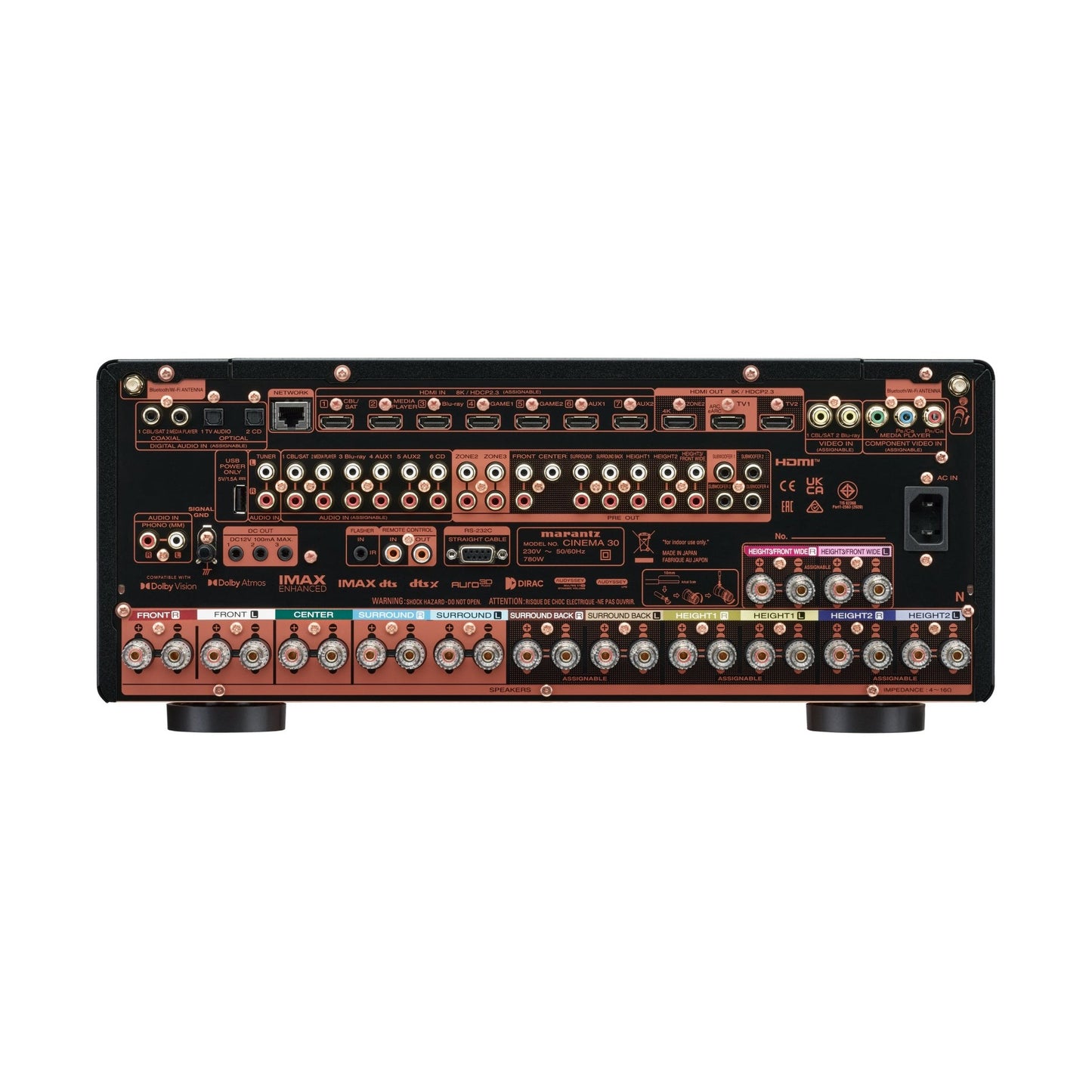 Marantz Cinema 30. Receptor 11.4 Canales 140W x 11