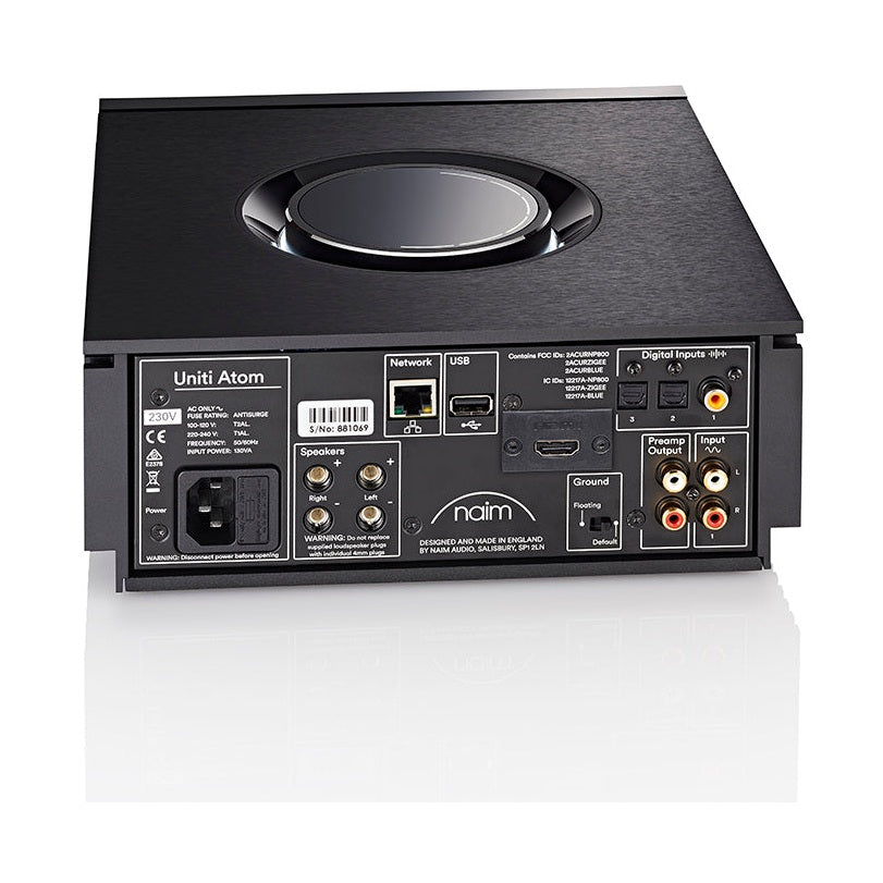 Naim Uniti Atom. Amplificador Integrado con Streamer, 40 Watts x 2