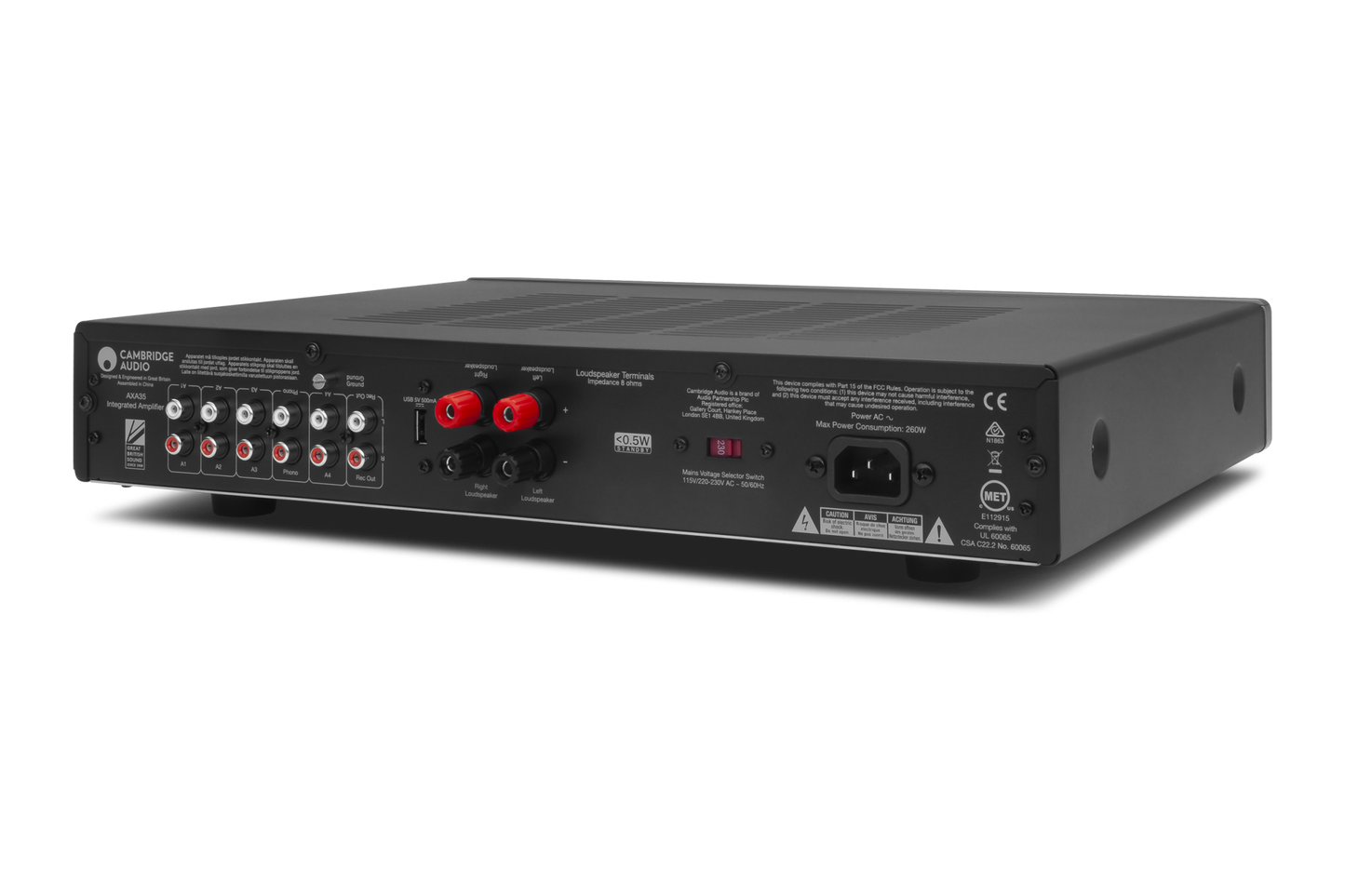 Cambridge Audio AXA35. Amplificador Integrado 35 Watts x 2
