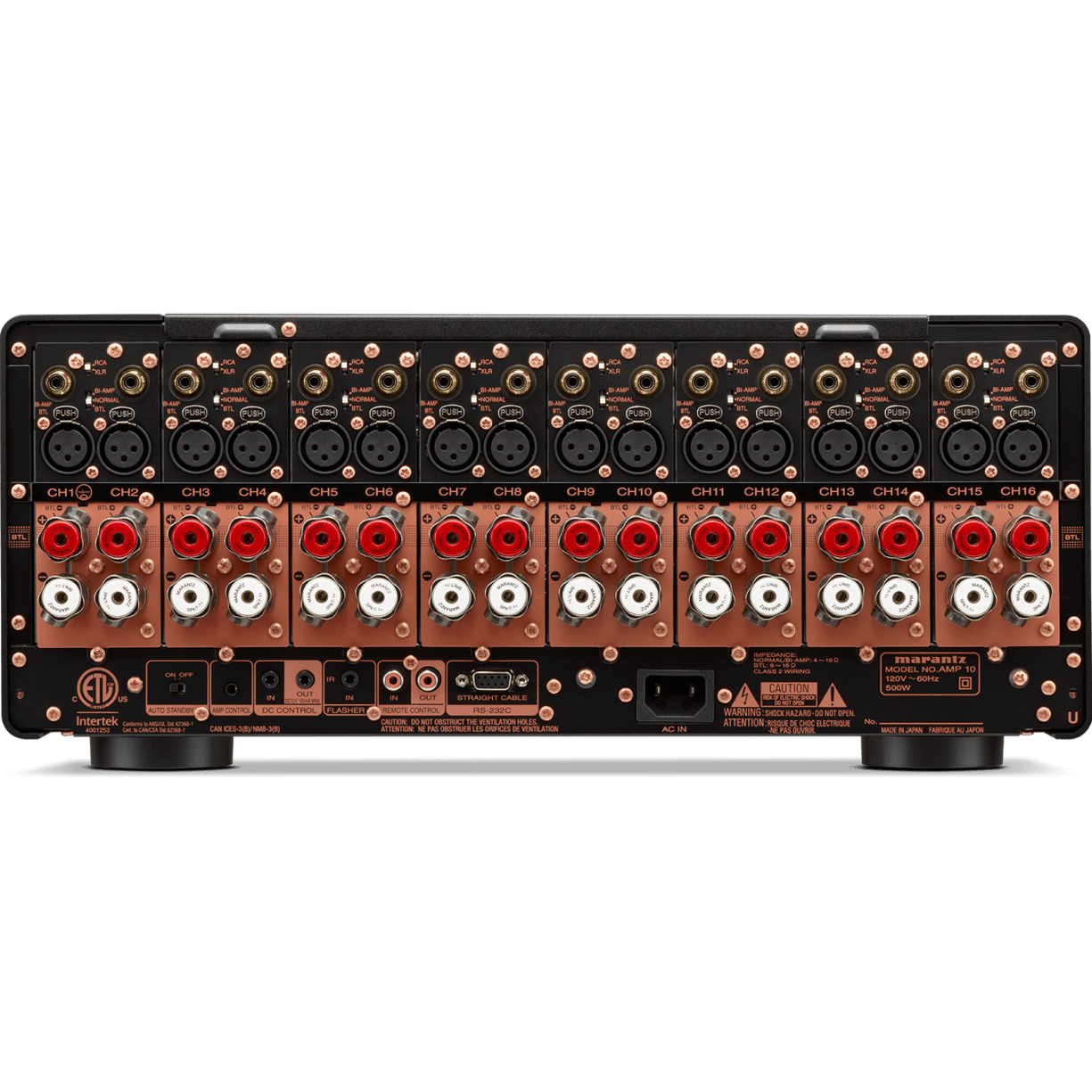 Marantz AMP 10. Amplificador de 16 canales, 200W x 16