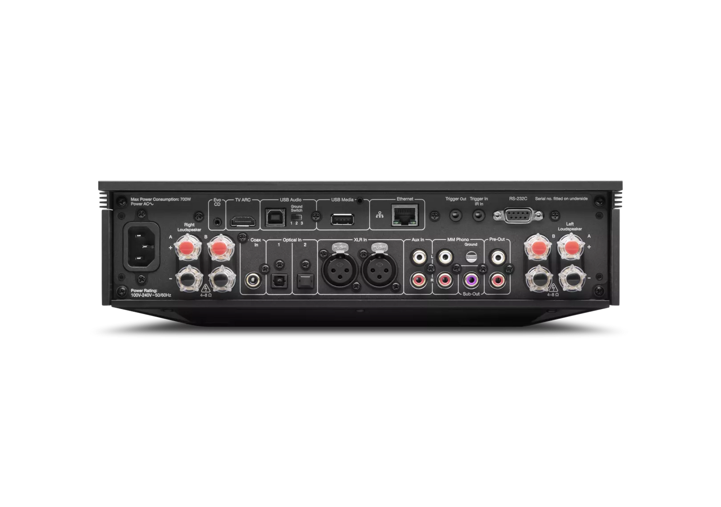 Cambridge Audio EVO 150 SE. Amplificador con Streaming 150 Watts x 2