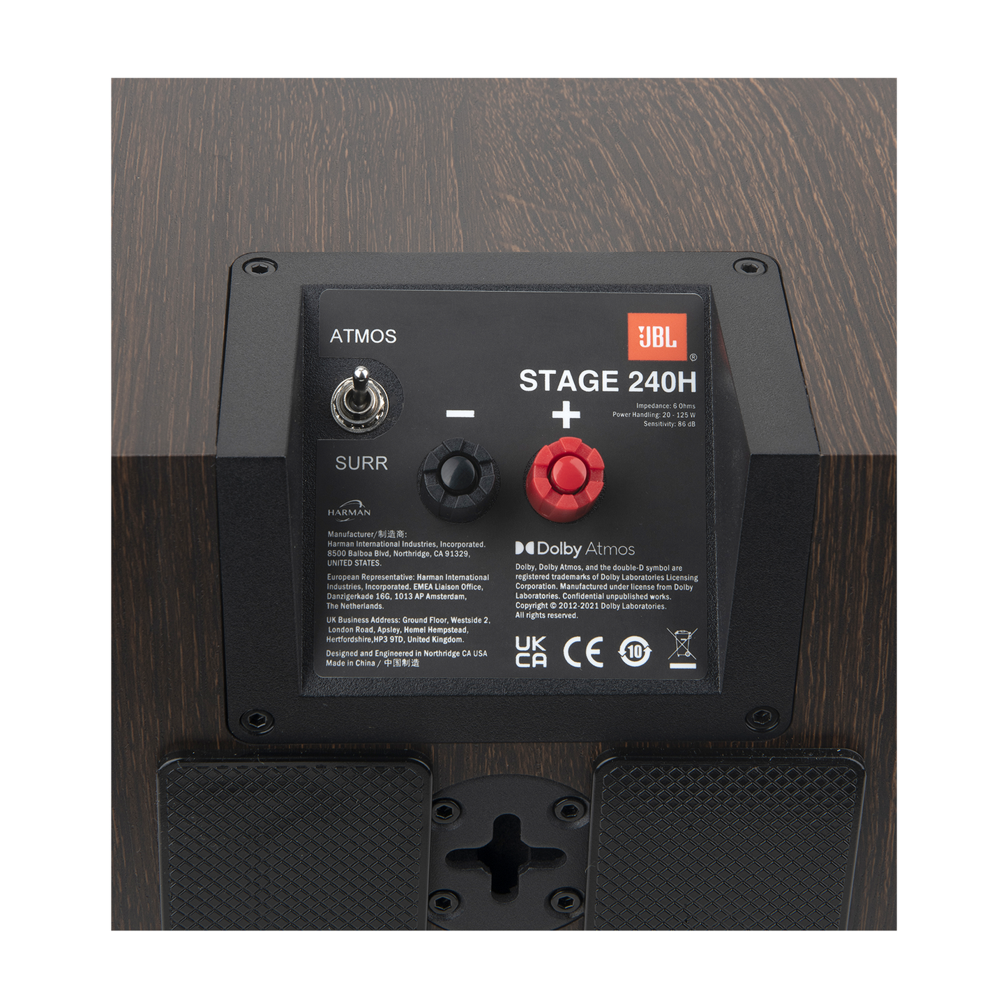 JBL Stage 240H. Altavoz Surround / Dolby Atmos. Par
