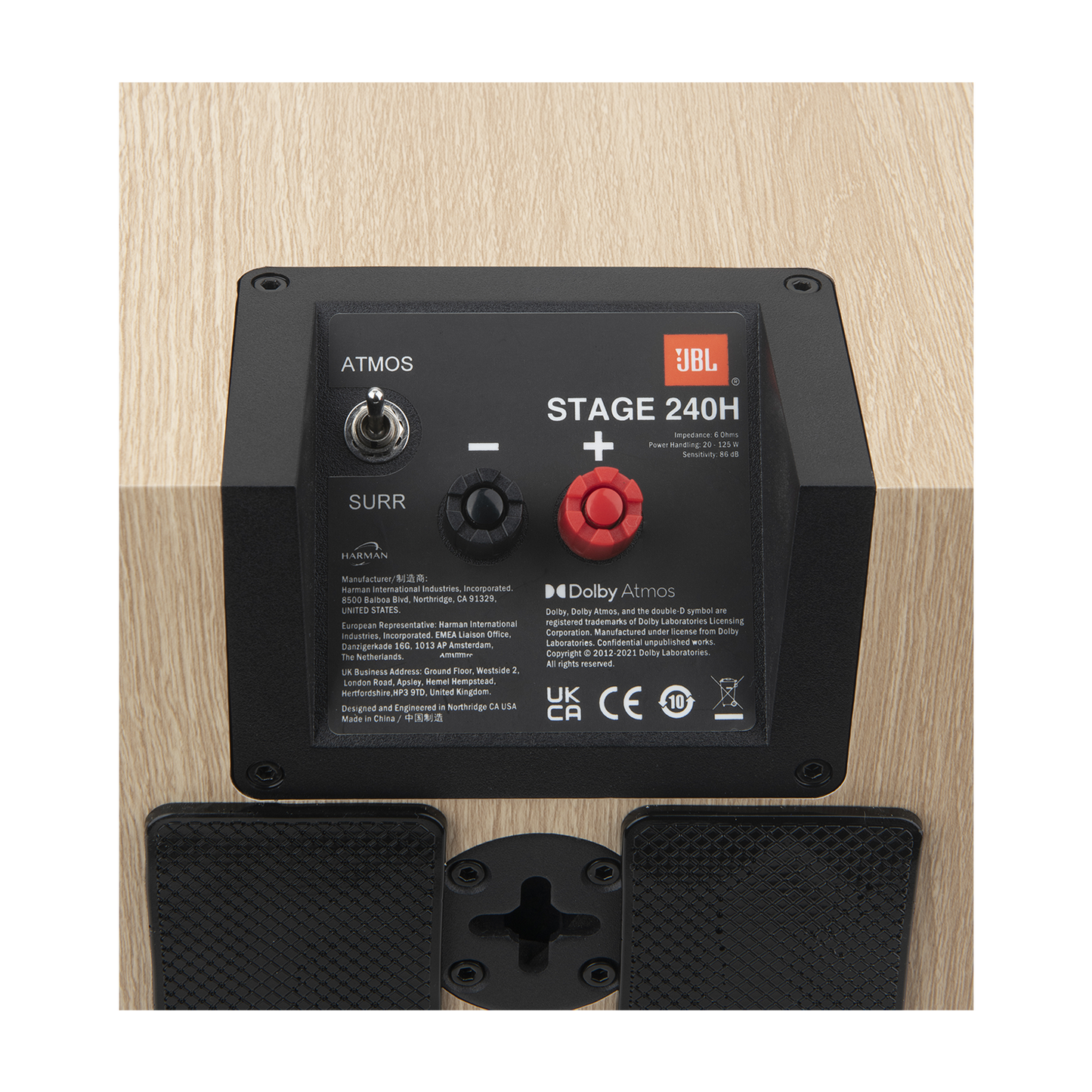 JBL Stage 240H. Altavoz Surround / Dolby Atmos. Par