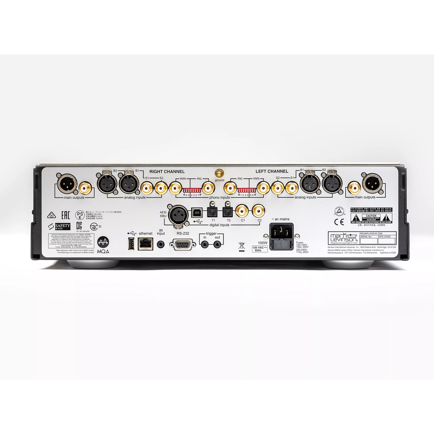 Mark Levinson No 5206. Preamplificador Estereo Clase A