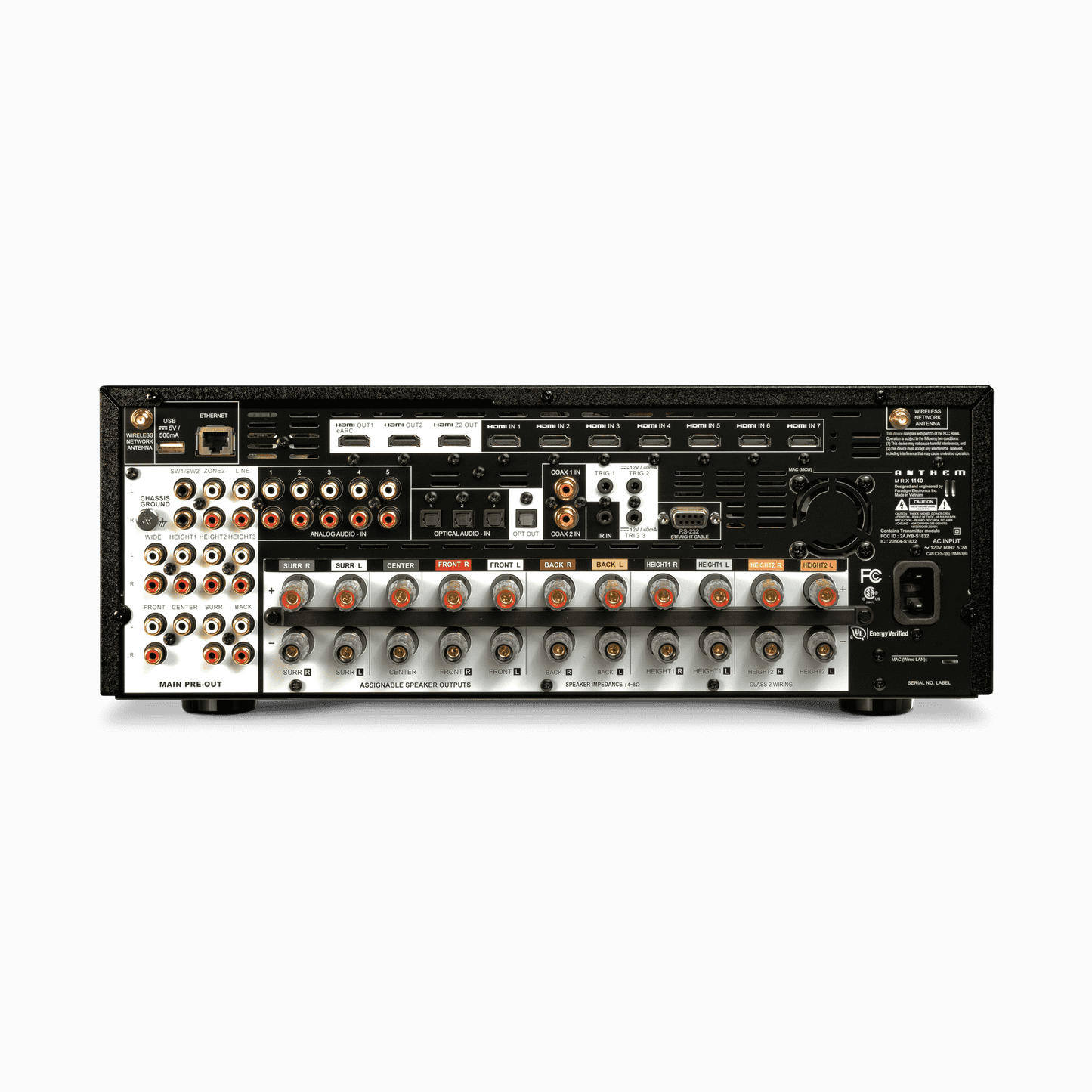 Anthem MRX 1140 8K. Receptor A/V 11 Canales, 140 Watts x Canal