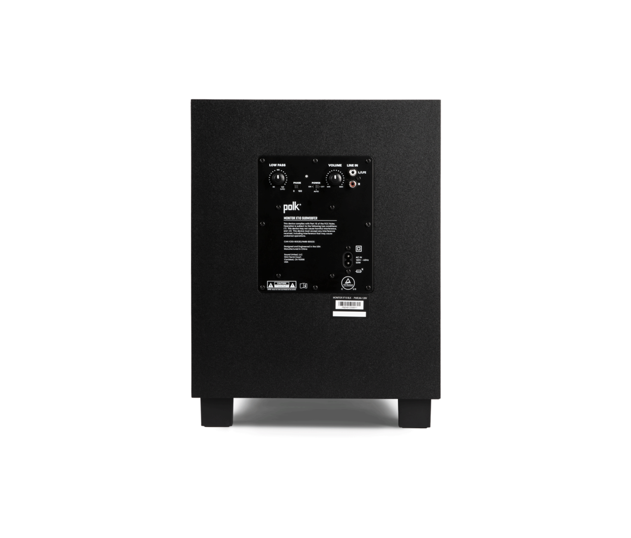 Polk Audio Monitor XT10. Subwoofer 10"