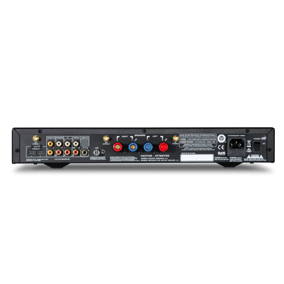 NAD C338. Amplificador Integrado 50 Watts x 2
