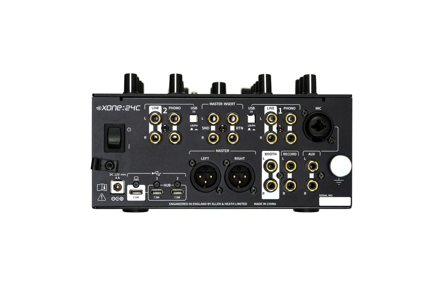 Allen & Heath Xone:24C. Mezcladora 2+1 Canales con Interfaz USB-C 24-bit