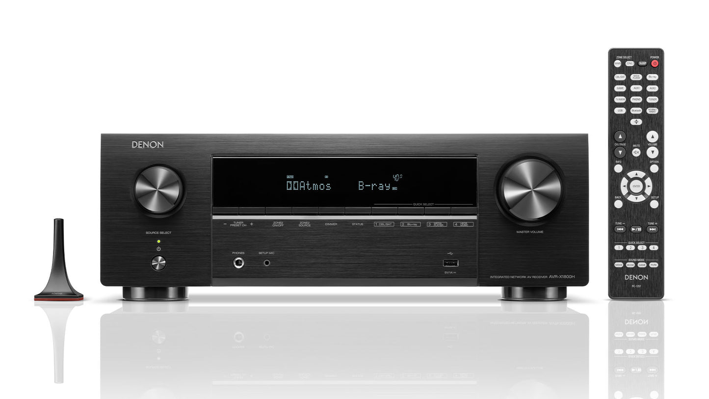 Denon AVR-X1800H. Receptor 7.2 Canales 80W x 7