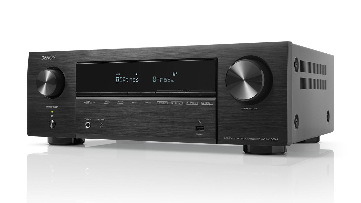 Denon AVR-X1800H. Receptor 7.2 Canales 80W x 7