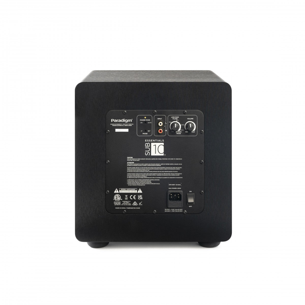 Paradigm Essentials Sub 10. Subwoofer 10" 400 Watts