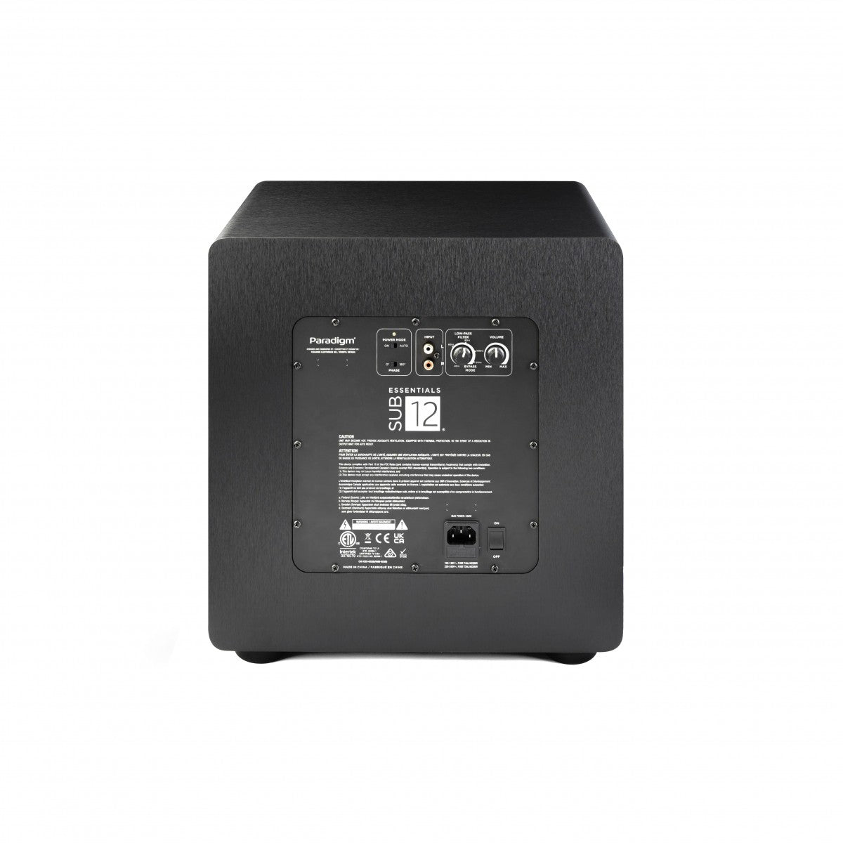 Paradigm Essentials Sub 12. Subwoofer 12" 700 Watts