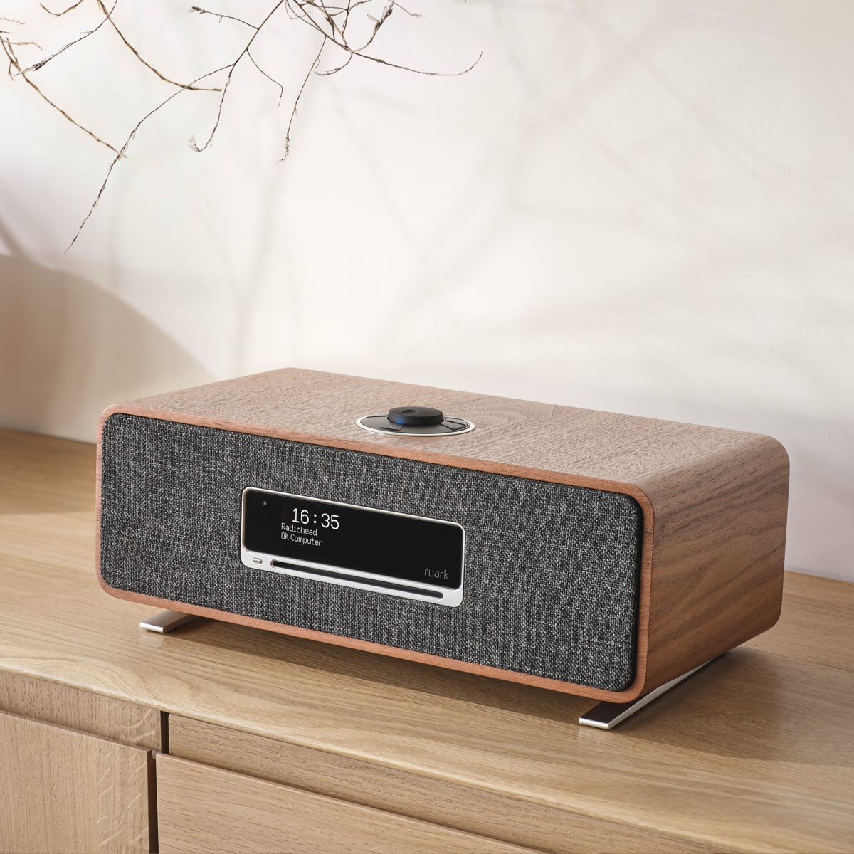 Ruark Audio R3S. Sistema Compacto de Música con Reproductor CD, Bluetooth y Streaming