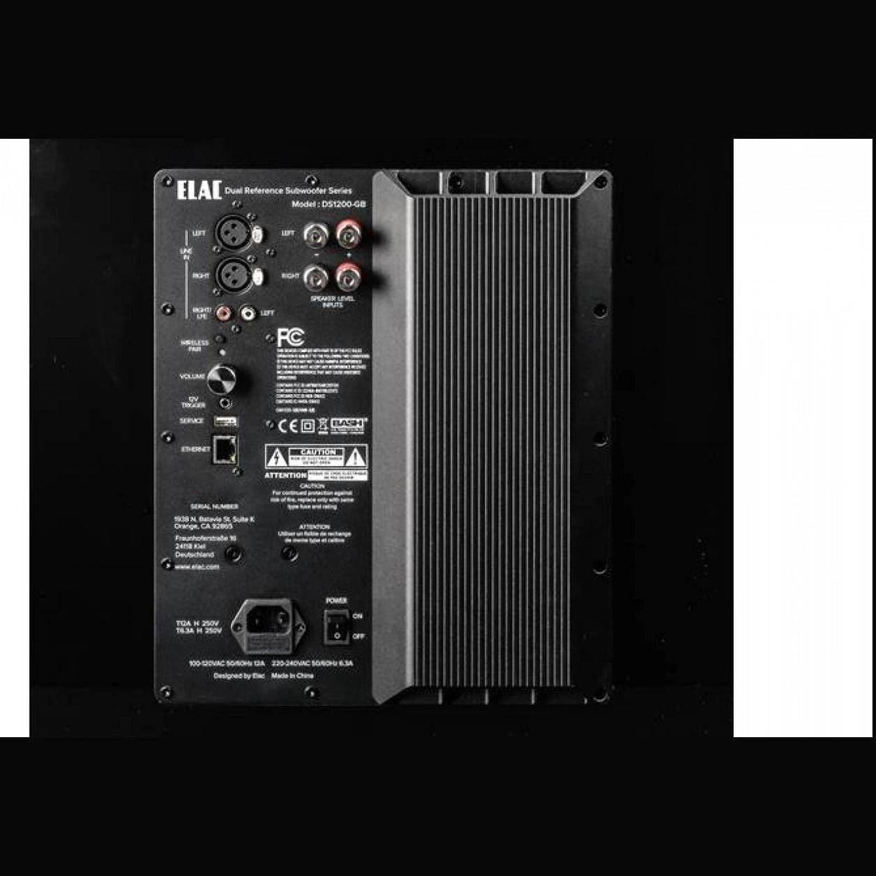 Elac Varro DS1200. Subwoofer 12" 1200 Watts