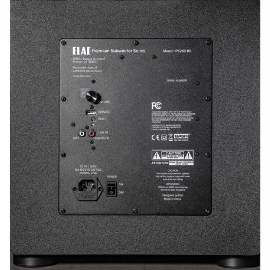 Elac Varro PS250. Subwoofer 10" 250 Watts