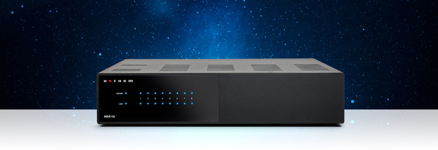 Anthem MDX-16. Amplificador Multizona 16 Canales