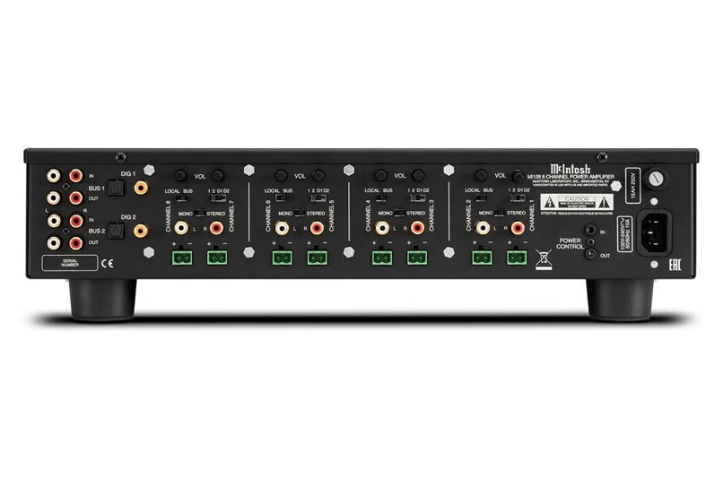 McIntosh MI128. Amplificador Multizona 120 Watts x 8
