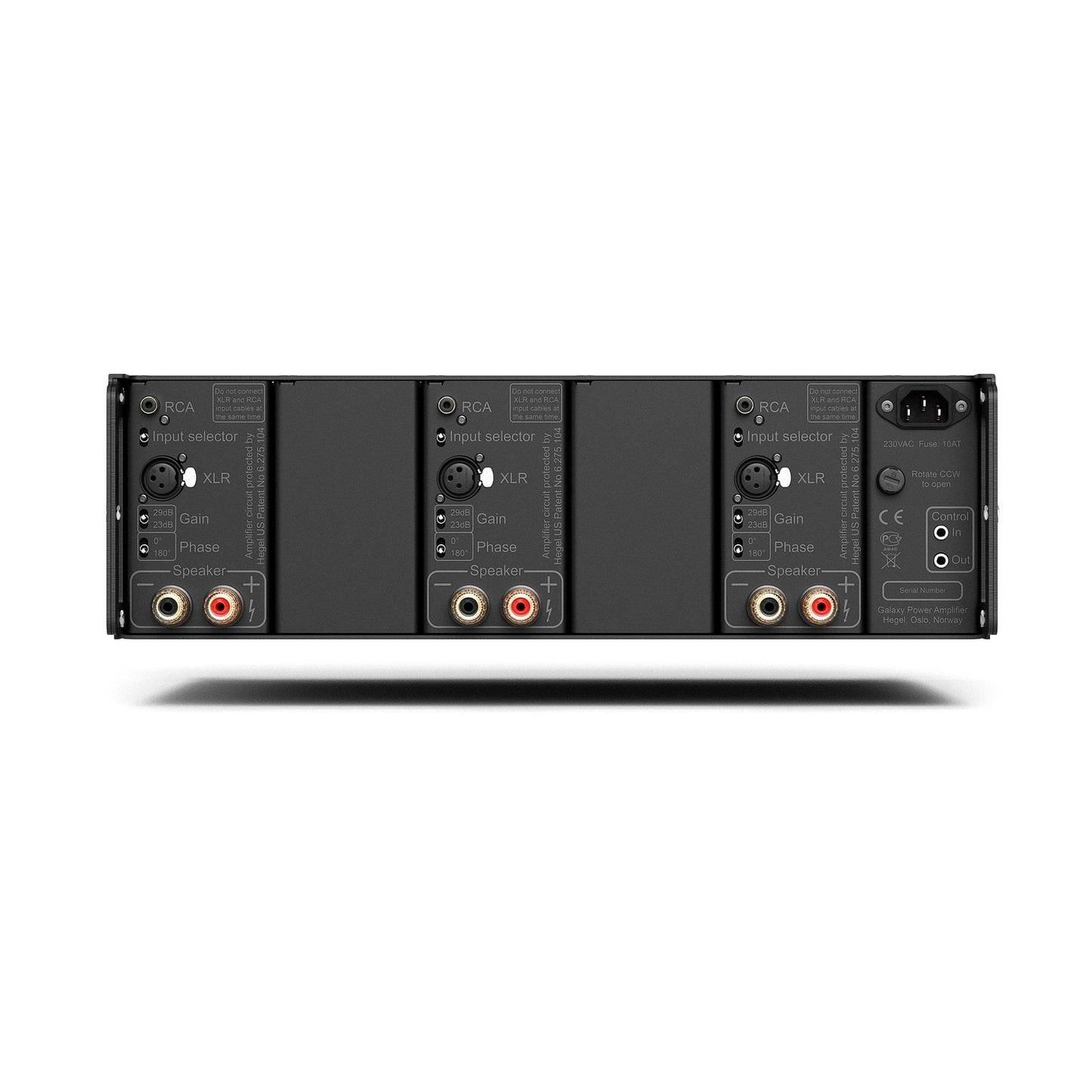 Hegel C53. Amplificador multicanal 150 Watts x 3