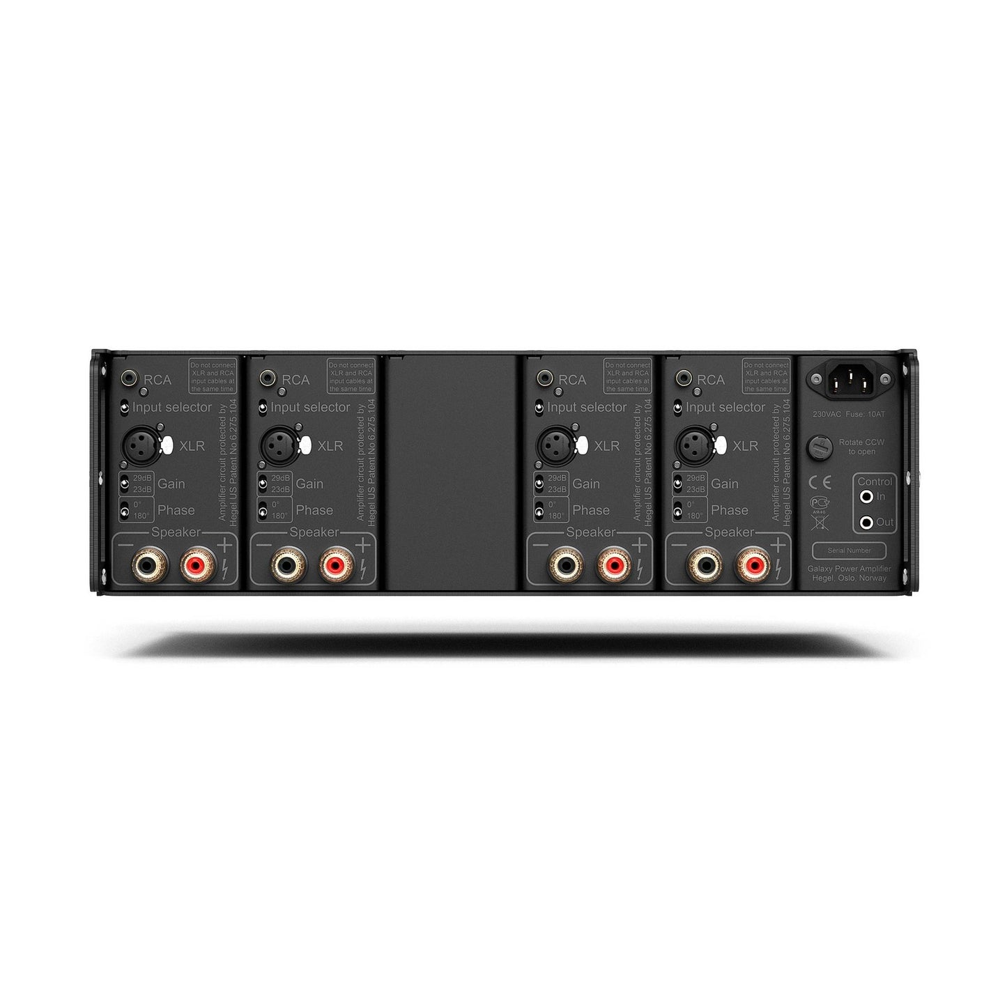 Hegel C54. Amplificador multicanal 150 Watts x 4