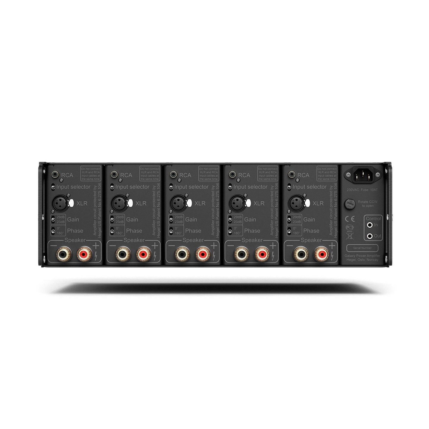 Hegel C55. Amplificador multicanal 150 Watts x 5