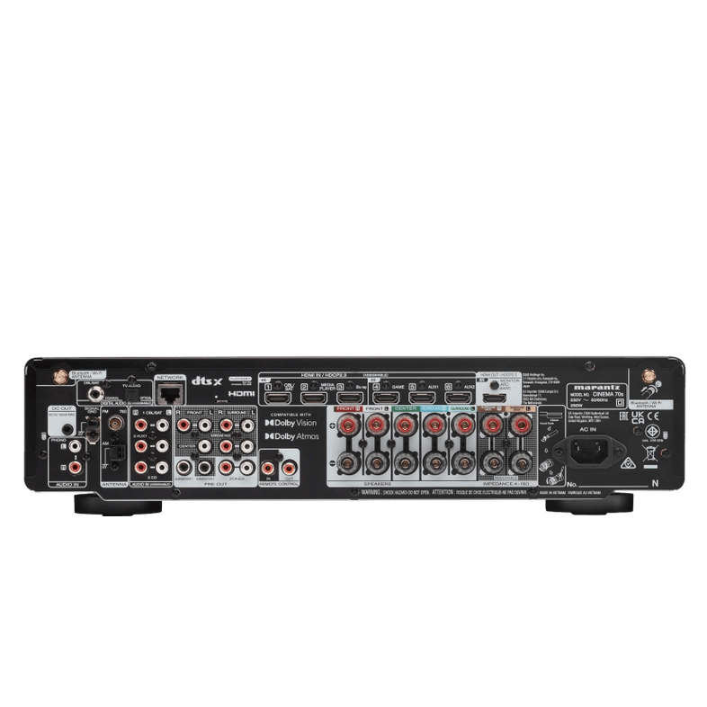 Marantz Cinema 70s. Receptor A/V 8K de 7.2 Canales, 50W x 7