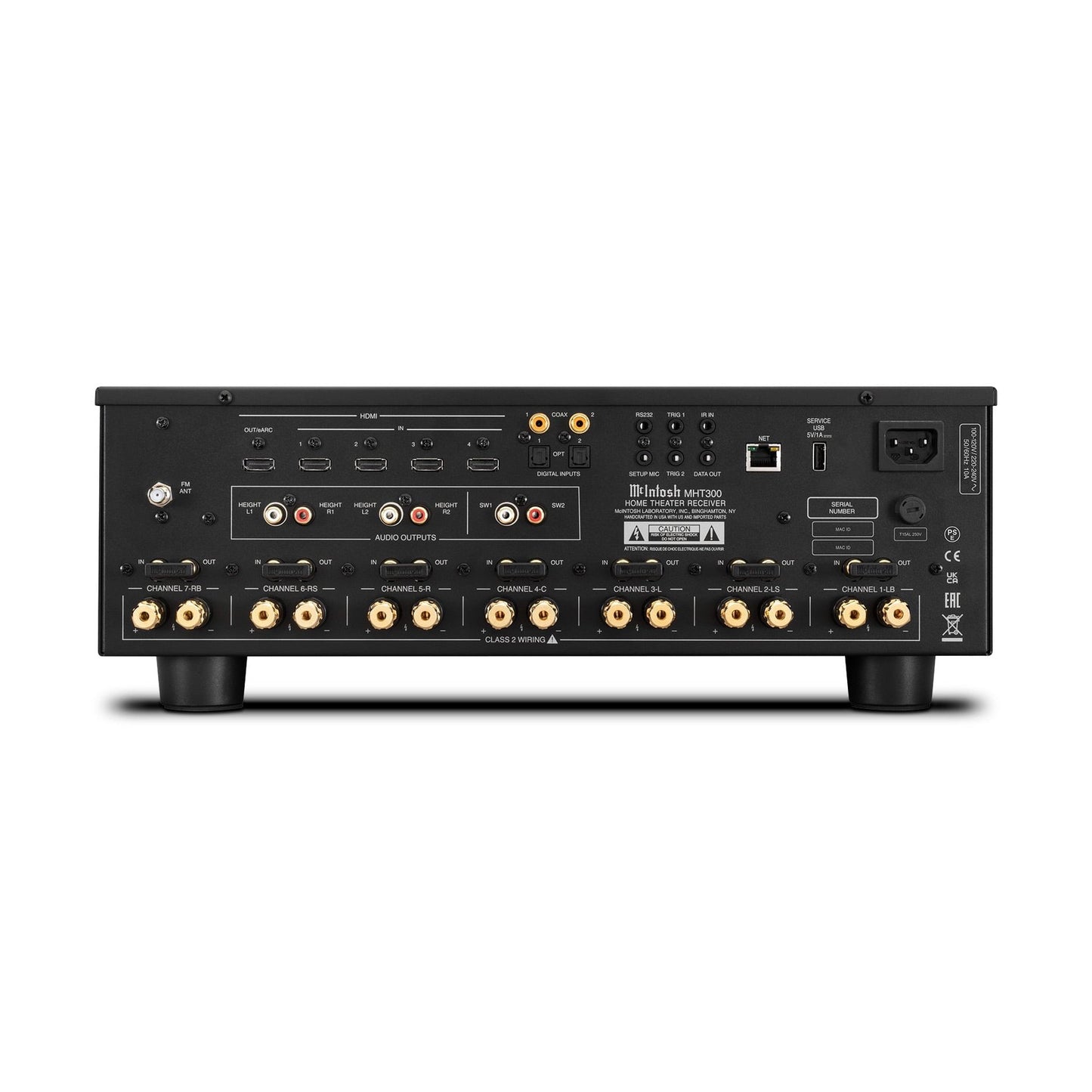 McIntosh MHT300. Receptor A/V 7.2 Canales, 120W x 7