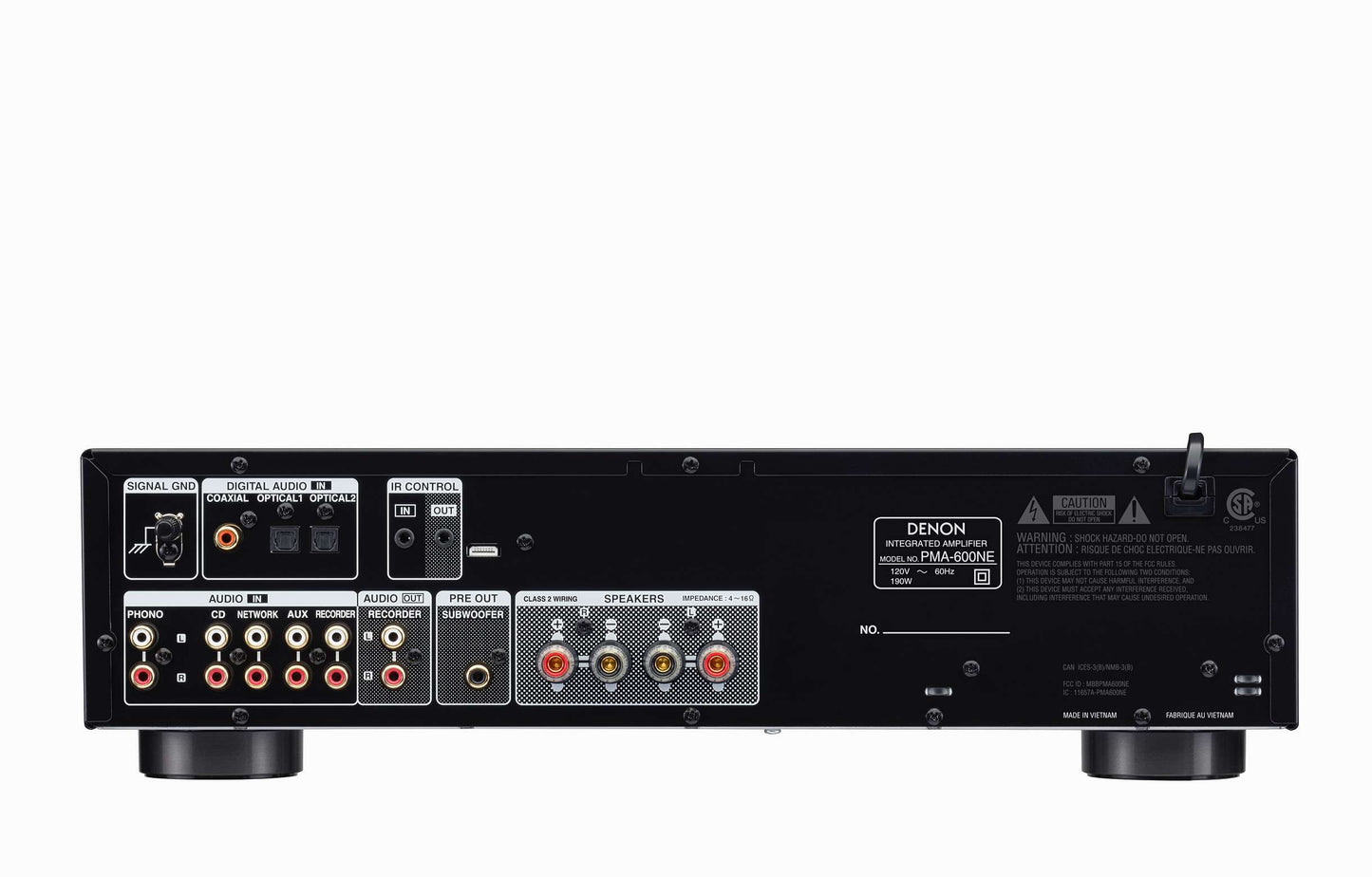 Denon PMA-600NE. Amplificador Integrado Estereo, 45 W x 2