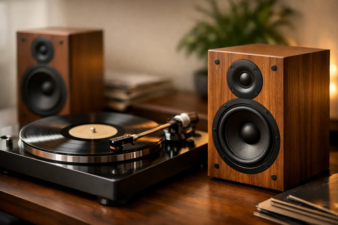 Bocinas para vinilo con sonido cálido