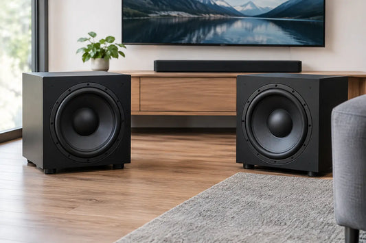 Cómo ubicar subwoofer dual para graves precisos