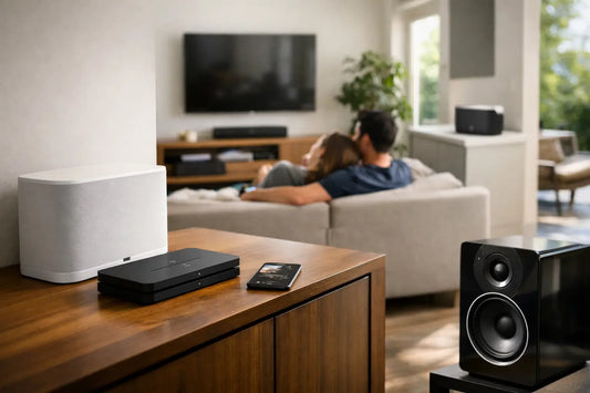 Sistema de audio multiroom con Bluesound en casa