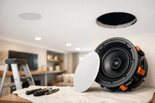 Guía de altavoces empotrables para techo