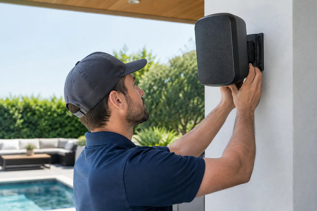 Cómo instalar bocinas exteriores sin perder calidad