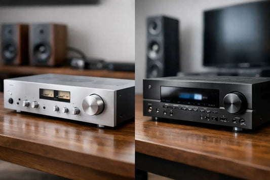 Amplificador estéreo vs receptor AV