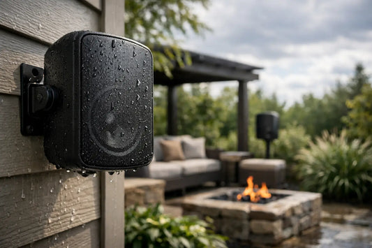 Altavoces exteriores resistentes al clima