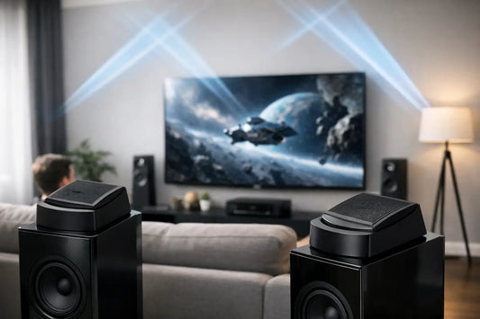 Instalación de bocinas Dolby Atmos reflectivas