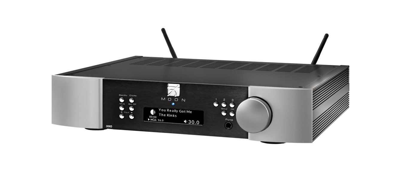 Moon 390. Preamplificador Estereo con Streamer