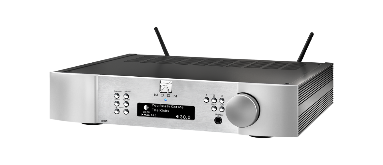 Moon 390. Preamplificador Estereo con Streamer