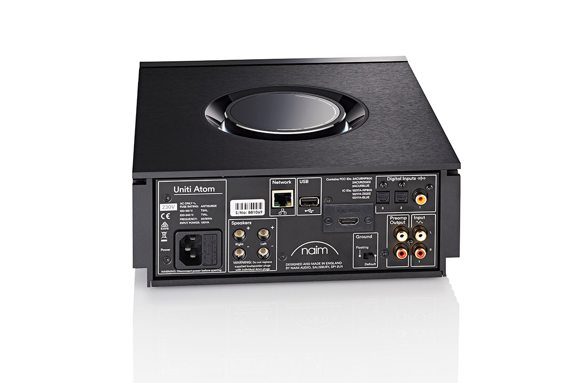 Naim Uniti Atom. Amplificador Integrado con Streamer, 40 Watts x 2