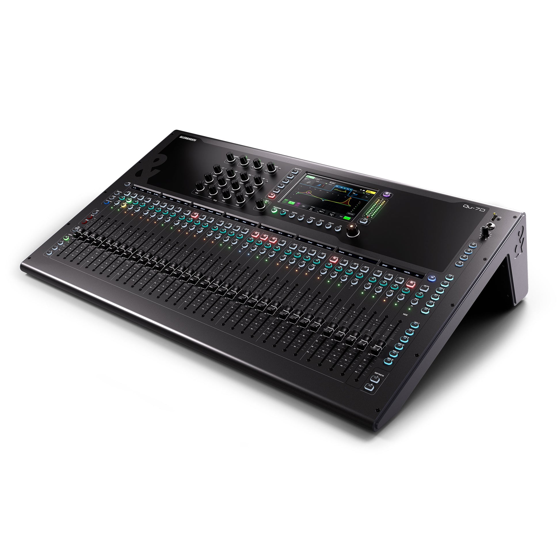 Allen & Heath Qu-7D Mezcladora Digital 33 Faders con Dante 16x16