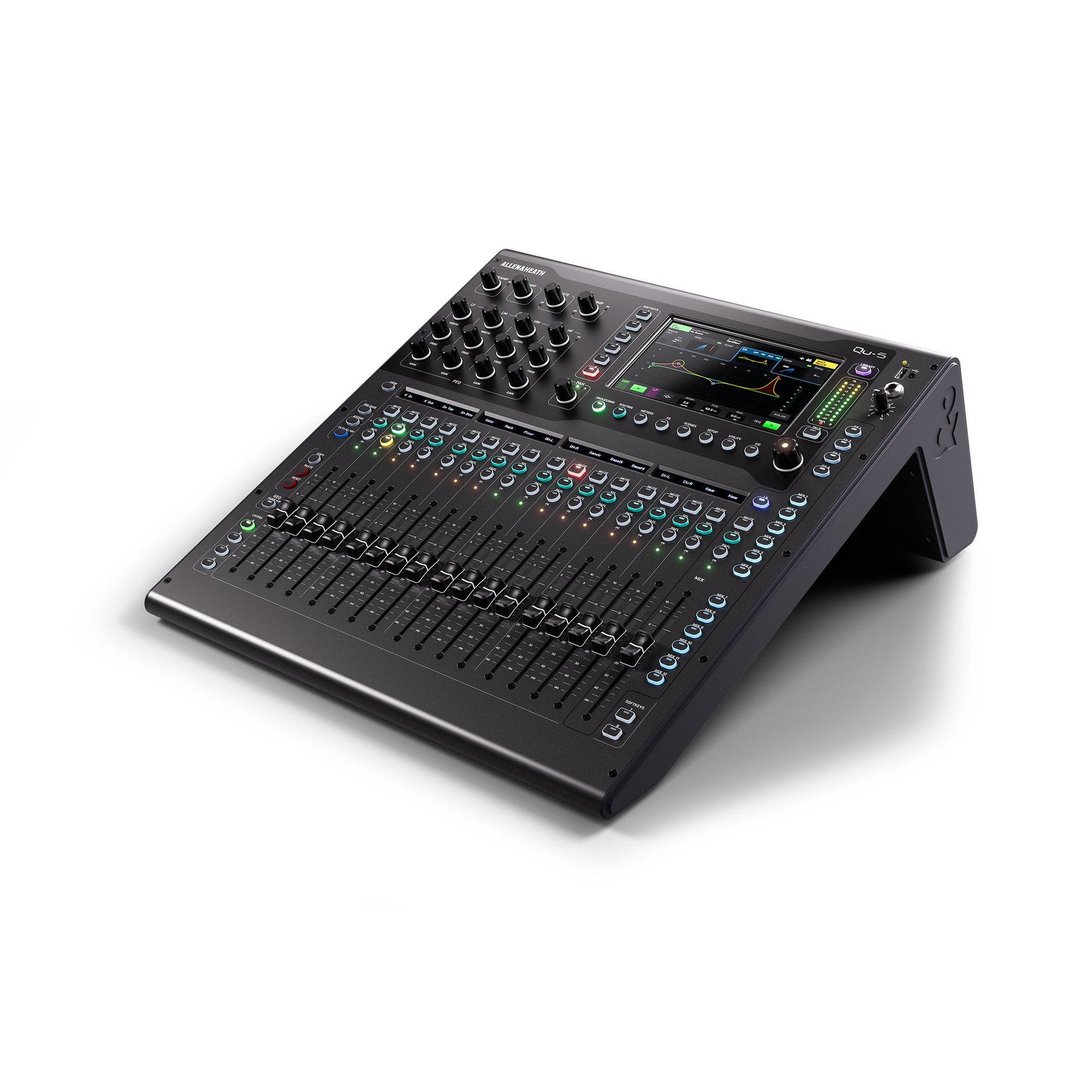 Allen & Heath Qu-5. Mezcladora Digital Compacta 17 Faders con USB Multitrack