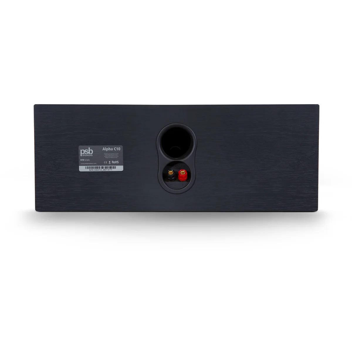 PSB Alpha C10. Bocina Central 2 Vías con Tweeter Aluminio 0.75", Doble Woofer Polipropileno 5.25" y Bass Reflex