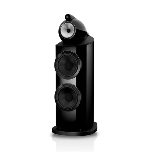 Bowers & Wilkins 801 D5. Bocina de Torre Flagship de Referencia 3 Vías con Turbine Head, Tweeter Diamond Dome, Midrange Continuum FST 6" y Doble Woofer Aerofoil 10". Par