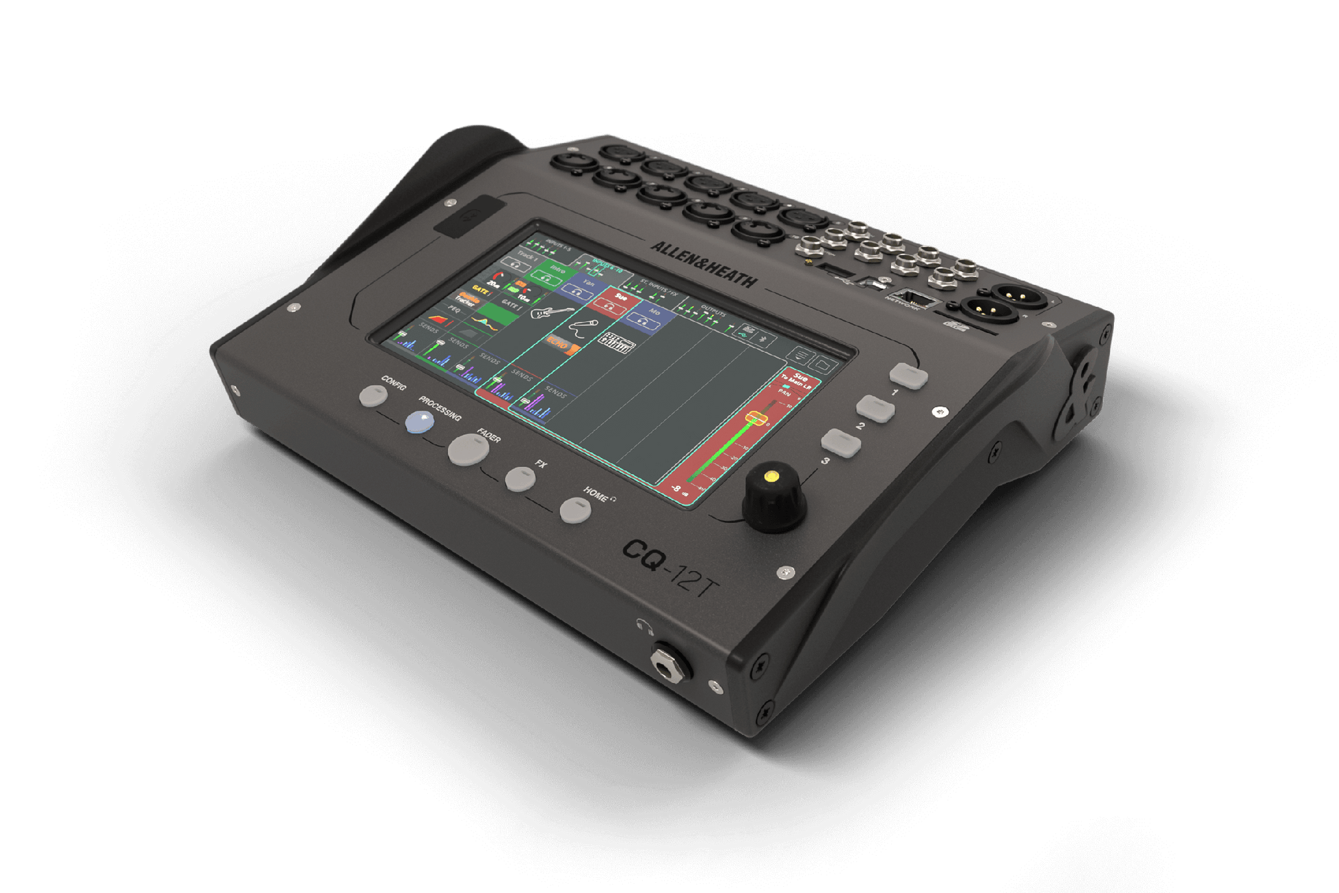 Allen & Heath CQ-12T. Mezcladora Digital Portátil 12 Entradas con Efectos y Streaming USB