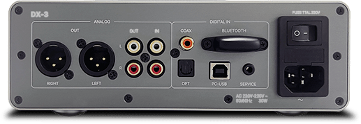 Rotel DX-3. Amplificador de Audifonos Premium con DAC ESS Sabre