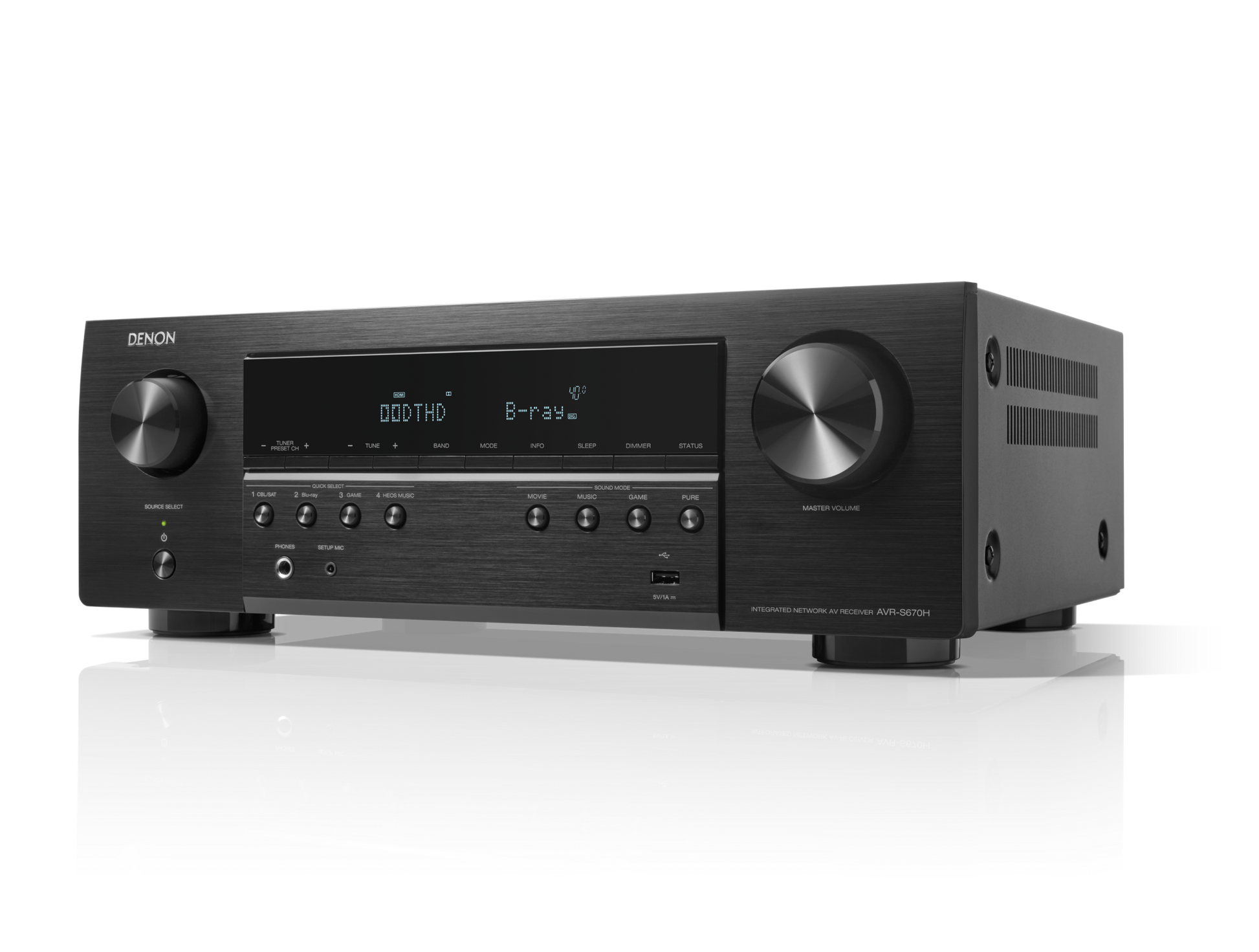 Denon AVR-S670H. Receptor 5.2 Canales 75W x 5