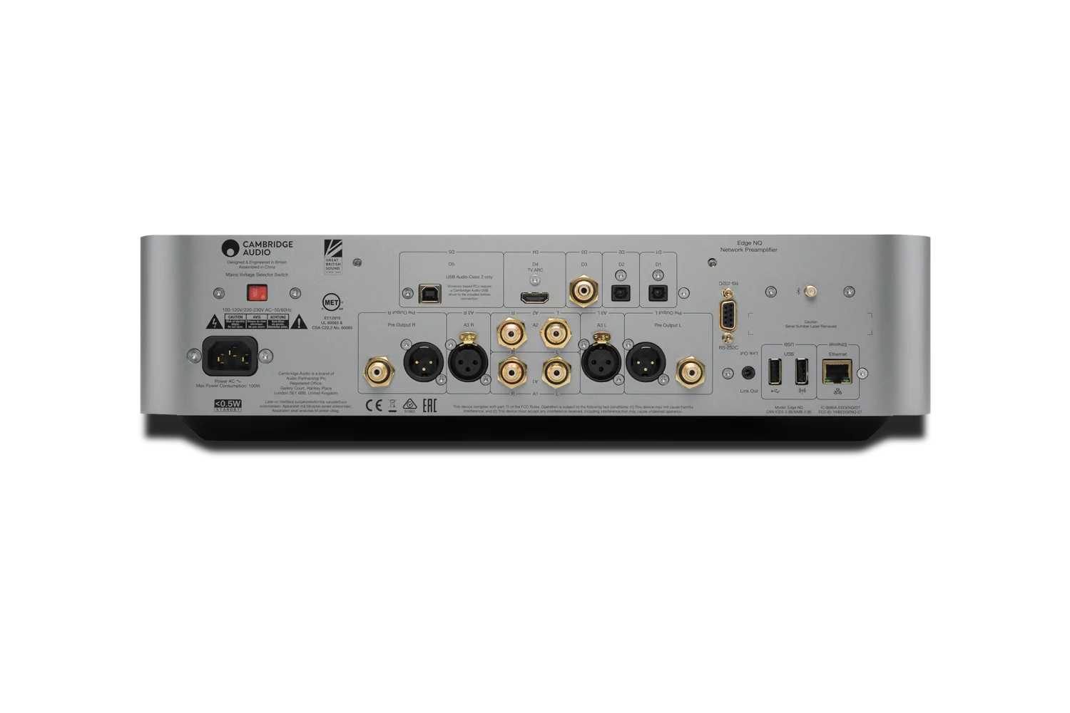 Cambridge Audio Edge NQ. Preamplificador Estereo con Streamer